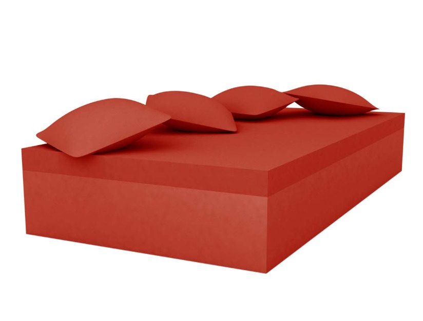 Lit de jardin Jut Chill en polyéthylène au design contemporain par Studio Vondom x Vondom Lit de jardin Jut Chill en polyéthylène au design contemporain par Studio Vondom x Vondom