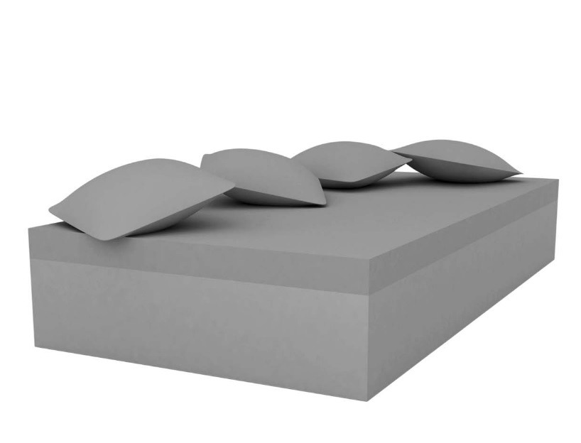 Lit de jardin Jut Chill en polyéthylène au design contemporain par Studio Vondom x Vondom Lit de jardin Jut Chill en polyéthylène au design contemporain par Studio Vondom x Vondom