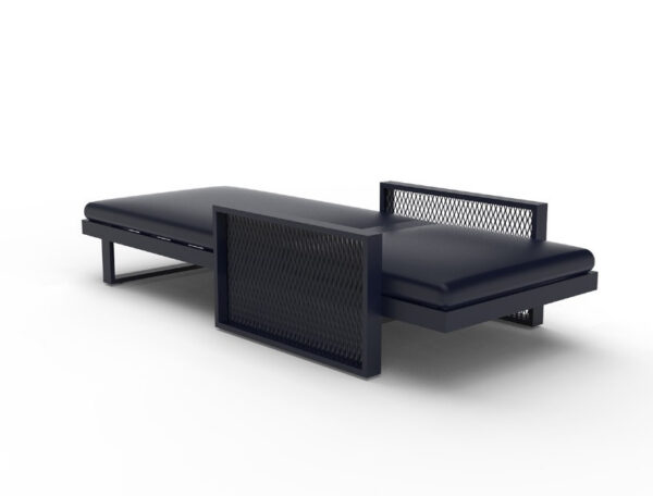 Chaise longue The Factory en aluminum au design contemporain par Ramón Esteve x Vondom