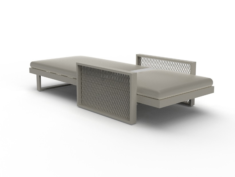Chaise longue The Factory en aluminum au design contemporain par Ramón Esteve x Vondom Chaise longue The Factory en aluminum au design contemporain par Ramón Esteve x Vondom