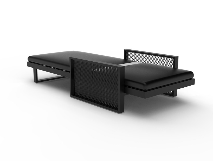 Chaise longue The Factory en aluminum au design contemporain par Ramón Esteve x Vondom Chaise longue The Factory en aluminum au design contemporain par Ramón Esteve x Vondom