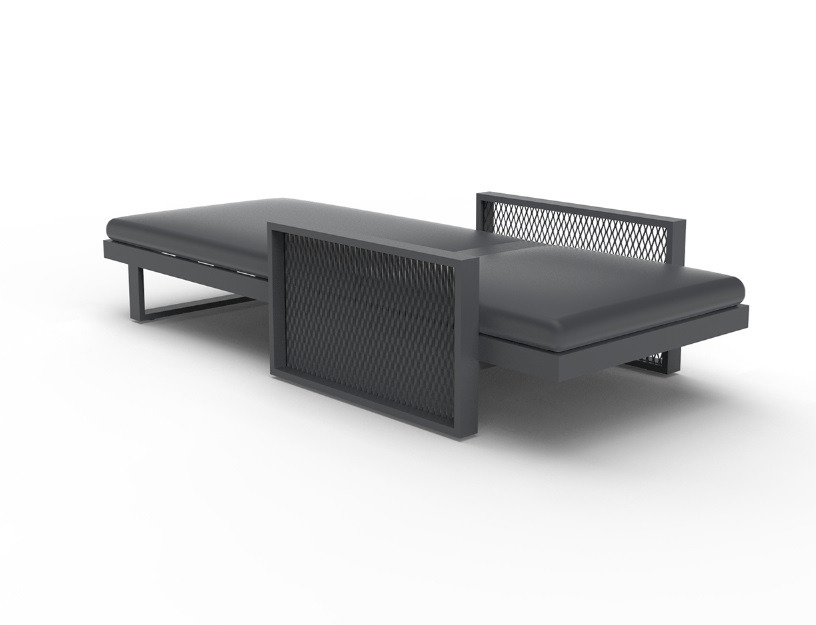 Chaise longue The Factory en aluminum au design contemporain par Ramón Esteve x Vondom Chaise longue The Factory en aluminum au design contemporain par Ramón Esteve x Vondom
