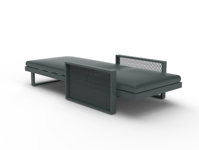 Chaise longue The Factory en aluminum au design contemporain par Ramón Esteve x Vondom Chaise longue The Factory en aluminum au design contemporain par Ramón Esteve x Vondom