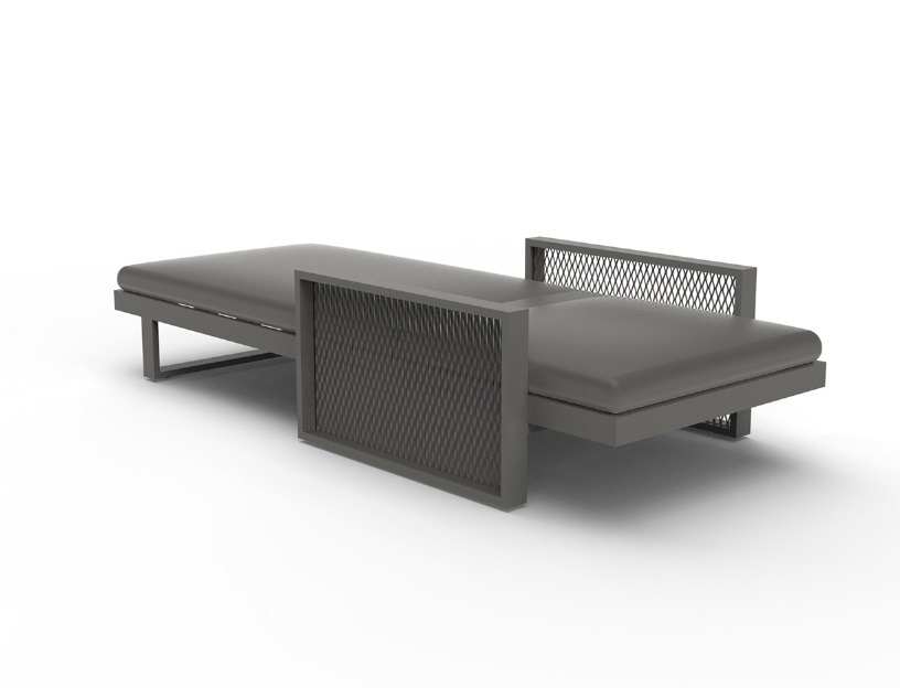 Chaise longue The Factory en aluminum au design contemporain par Ramón Esteve x Vondom Chaise longue The Factory en aluminum au design contemporain par Ramón Esteve x Vondom