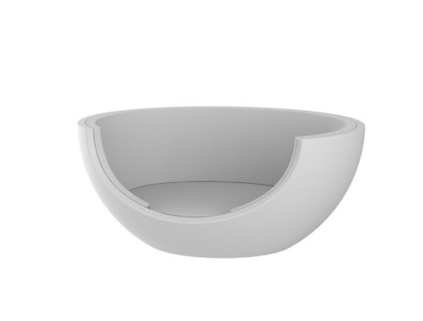 Lit de jardin Ulm Moon en polyéthylène au design contemporain par Ramón Esteve x Vondom