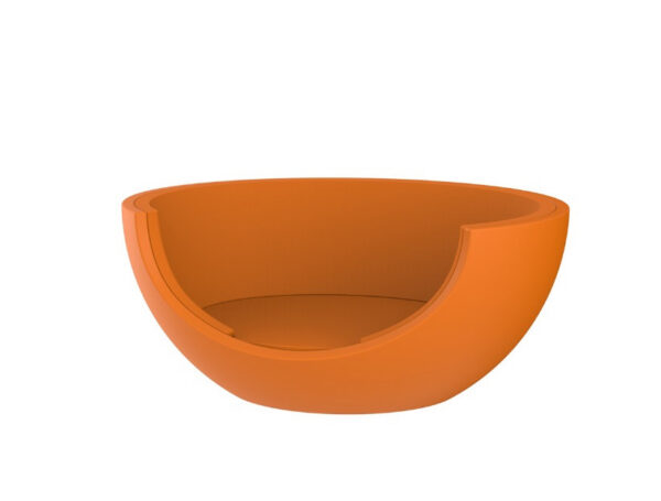 Lit de jardin Ulm Moon en polyéthylène au design contemporain par Ramón Esteve x Vondom