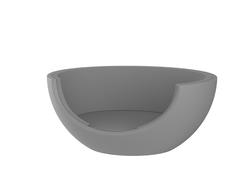 Lit de jardin Ulm Moon en polyéthylène au design contemporain par Ramón Esteve x Vondom Lit de jardin Ulm Moon en polyéthylène au design contemporain par Ramón Esteve x Vondom