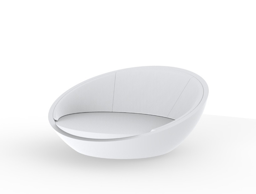 Chaise longue Ulm en polyéthylène au design contemporain par Ramón Esteve x Vondom Chaise longue Ulm en polyéthylène au design contemporain par Ramón Esteve x Vondom