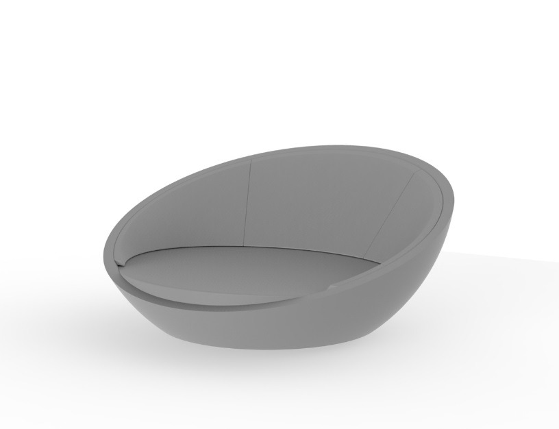 Chaise longue Ulm en polyéthylène au design contemporain par Ramón Esteve x Vondom Chaise longue Ulm en polyéthylène au design contemporain par Ramón Esteve x Vondom
