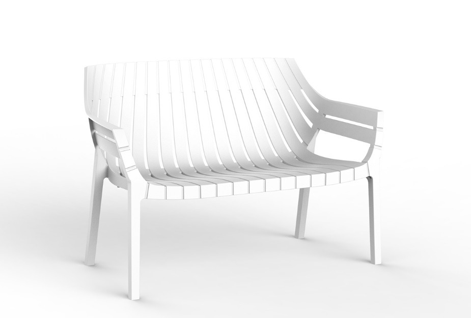 Canapé Spritz en polypropylène au design contemporain par Archirivolto Design x Vondom