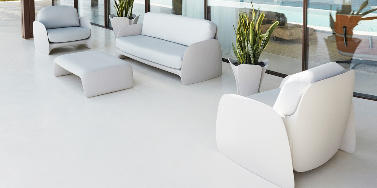 Canapé Pezzettina en polyéthylène au design contemporain par Archirivolto Design x Vondom