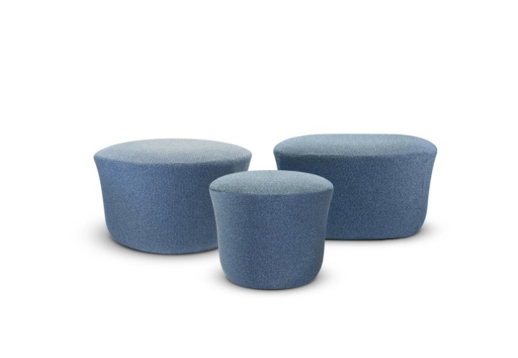 Pouf rond Suave en polyuréthane au design contemporain par Marcel Wanders x Vondom