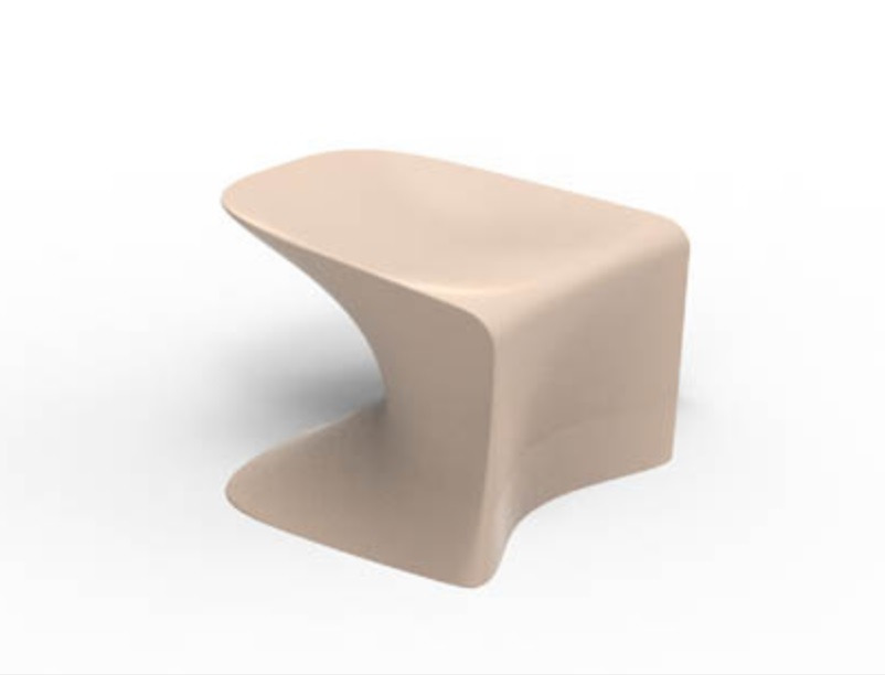 Tabouret Wing en polyéthylène au design contemporain par A-cero x Vondom
