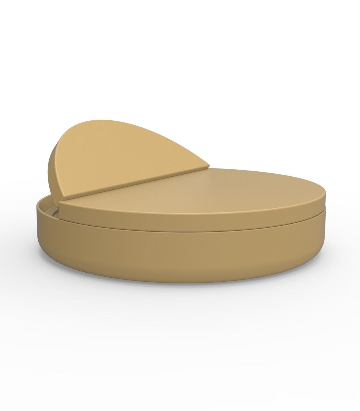 Lit de jardin Ulm avec dossier inclinable au design contemporain par Ramón Esteve x Vondom Lit de jardin Ulm avec dossier inclinable au design contemporain par Ramón Esteve x Vondom