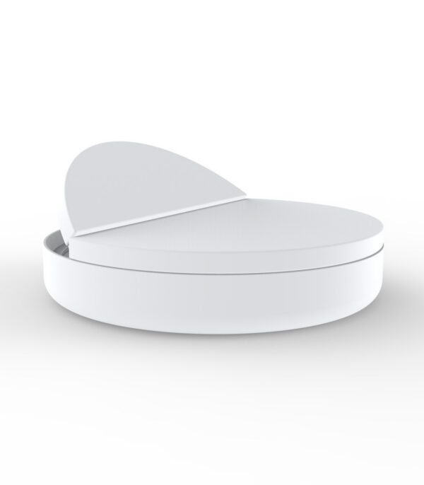 Lit de jardin Ulm avec dossier inclinable au design contemporain par Ramón Esteve x Vondom