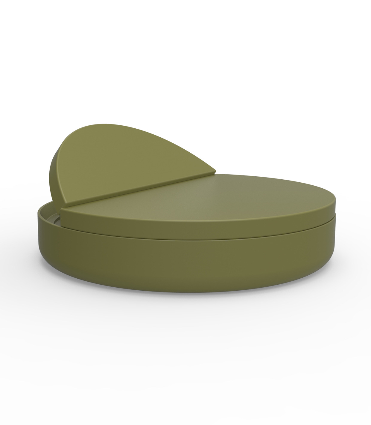 Lit de jardin Ulm avec dossier inclinable au design contemporain par Ramón Esteve x Vondom Lit de jardin Ulm avec dossier inclinable au design contemporain par Ramón Esteve x Vondom
