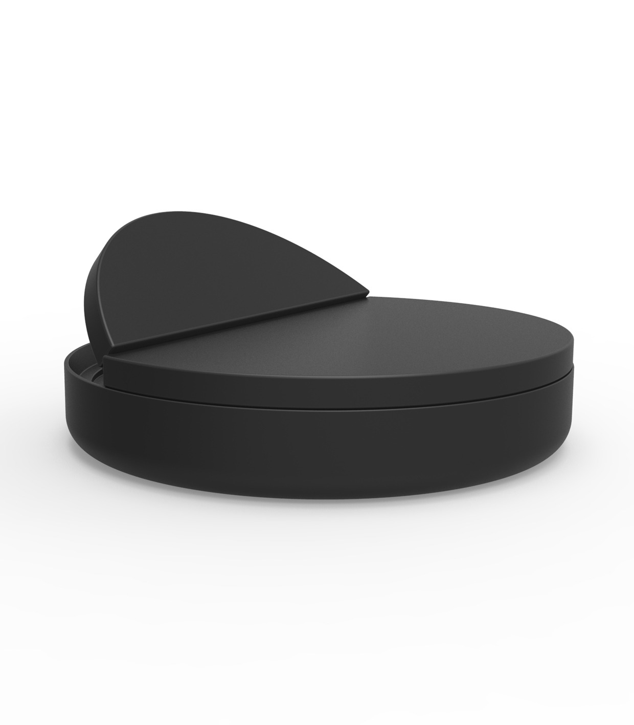 Lit de jardin Ulm avec dossier inclinable au design contemporain par Ramón Esteve x Vondom Lit de jardin Ulm avec dossier inclinable au design contemporain par Ramón Esteve x Vondom