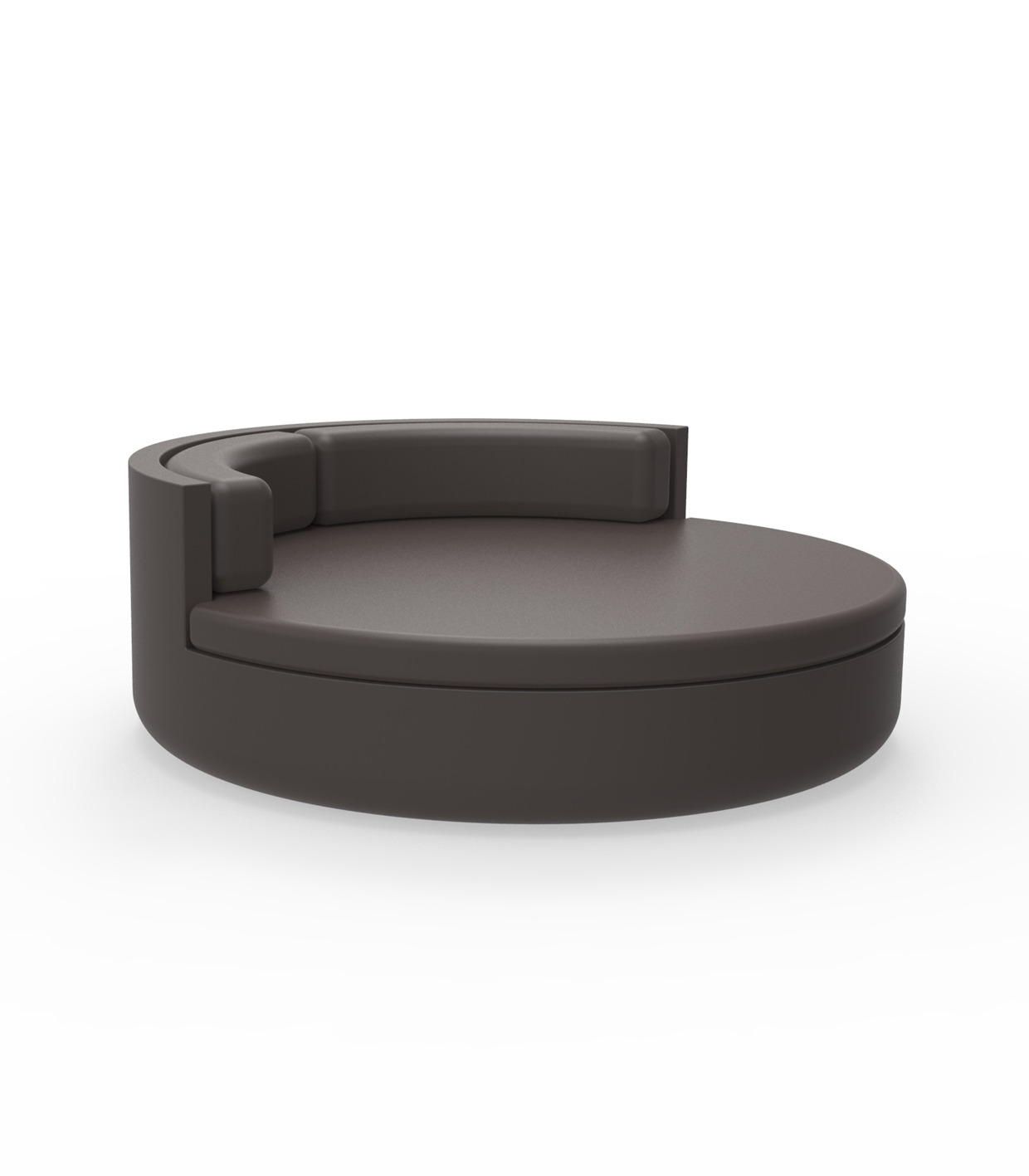 Lit de jardin Ulm avec dossier fixe au design contemporain par Ramón Esteve x Vondom Lit de jardin Ulm avec dossier fixe au design contemporain par Ramón Esteve x Vondom