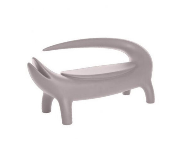 Canapé Big Kroko gris argile