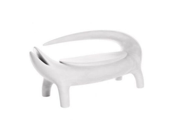Canapé d'extérieur Big Kroko en bioplastique par Marcantonio x SLIDE Studio