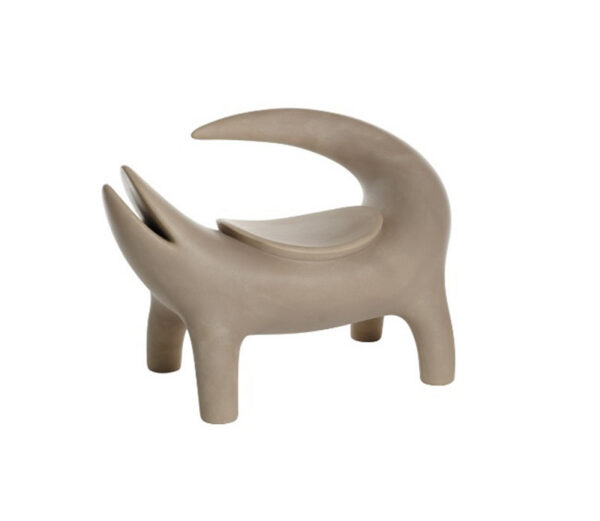 Fauteuil d'extérieur Big Kroko en bioplastique par Marcantonio x SLIDE Studio