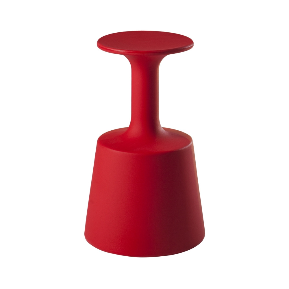 Tabouret Haut Drink en polyéthylène par Jorge Najera x SLIDE Studio Tabouret Haut Drink rouge_Otoko Design