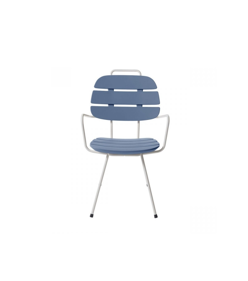 Chaise avec accoudoirs Ribs en polyéthylène par Paola Navone OTTO Studio x SLIDE Studio Chaise avec accoudoirs Ribs en polyéthylène par Paola Navone OTTO Studio x SLIDE Studio