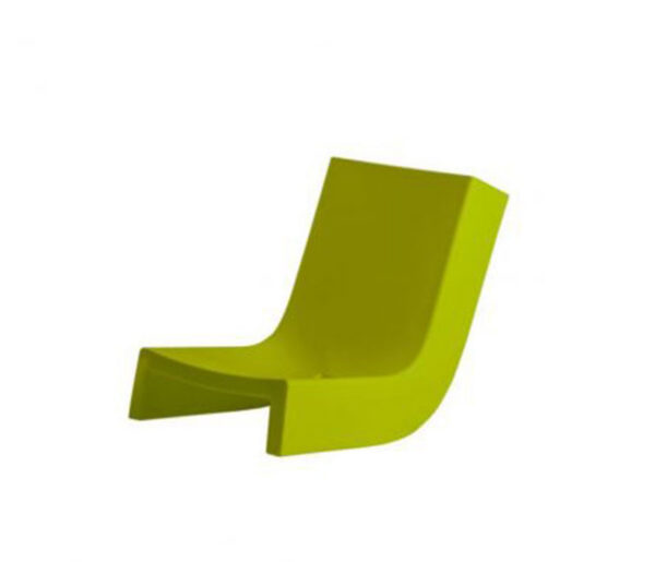 Chaise longue à bascule Twist en polyéthylène par Prospero Rasulo x SLIDE Studio