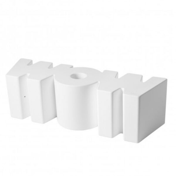 Banc Wow en polyéthylène par Kazuko Okamoto x SLIDE Studio