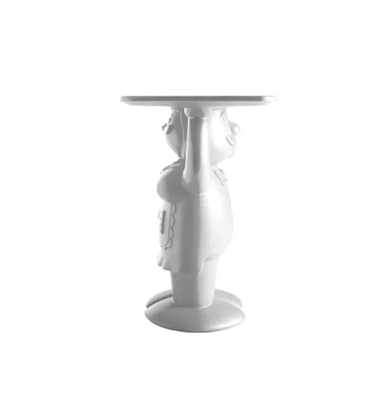 Table d'appoint Together en polyéthylène Blanc_Otoko Design