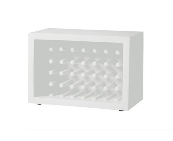 Range bouteille Bachus en polyéthylène Blanc