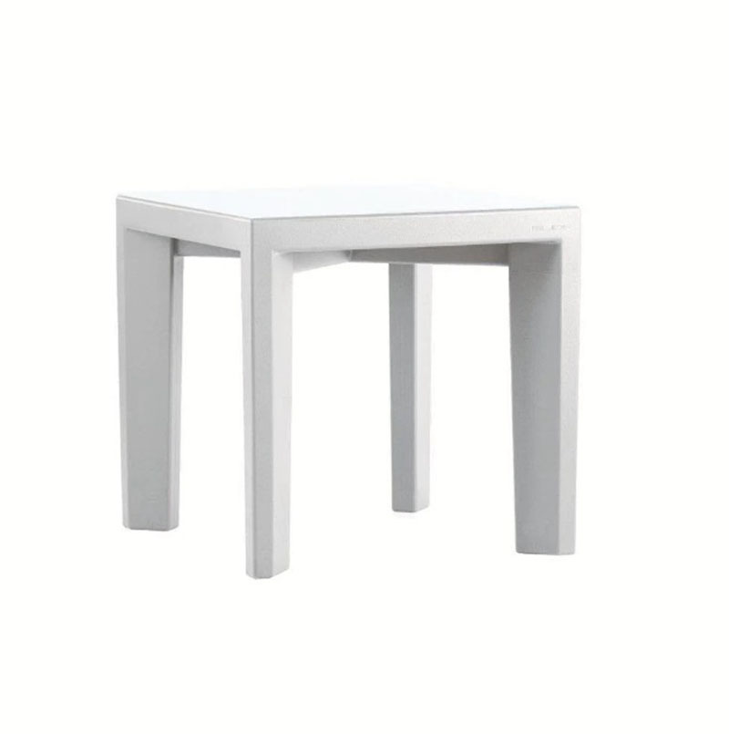 Table Gino en polyéthylène Blanc