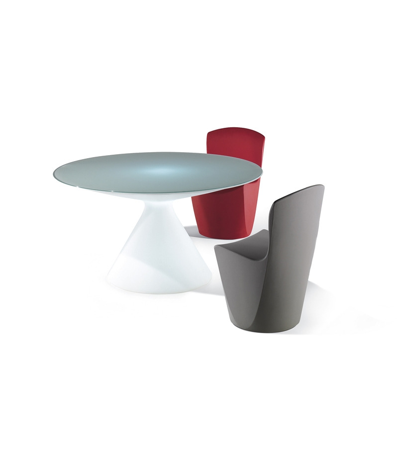 Table ED en polyéthylène par Guglielmo Berchicci x SLIDE Studio