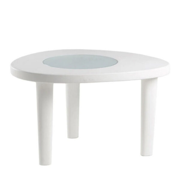 Table Coccodé en polyéthylène par Giò Colonna Romano Blanc