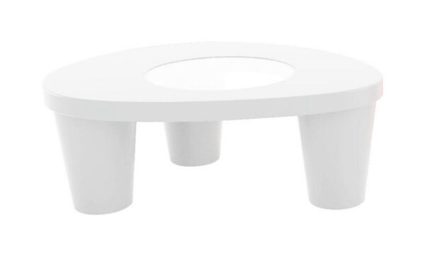 Table basse Low Lita en polyéthylène par Paola Navone x SLIDE Studio