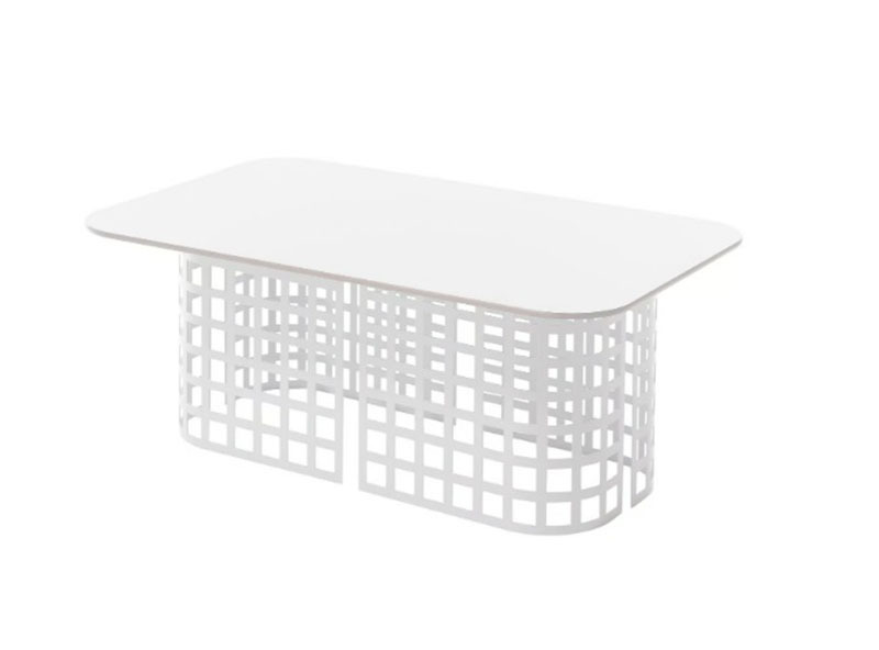 Table Mara Low base en fer par Lorenza Bozzoli x SLIDE Studio Table Mara Low base en fer par Lorenza Bozzoli