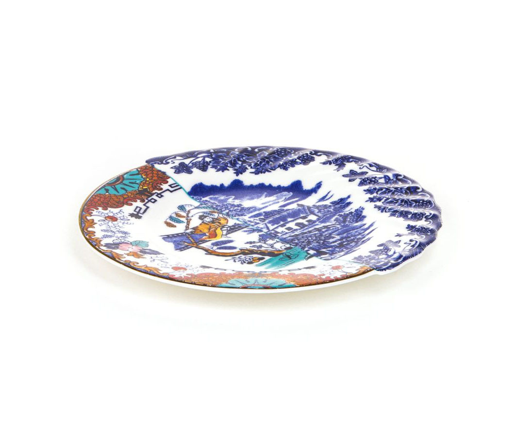 Assiette de fruits hybride Valdrada en porcelaine