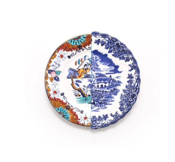 Assiette de fruits hybride Valdrada en porcelaine