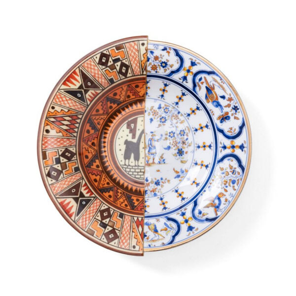 Assiette à Soupe Hybride Tula en porcelaine par CTRLZACK - 1