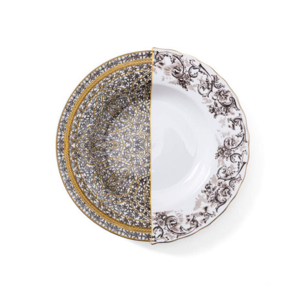 Assiette à Soupe Hybride Agroha en porcelaine par CTRLZACK - 1
