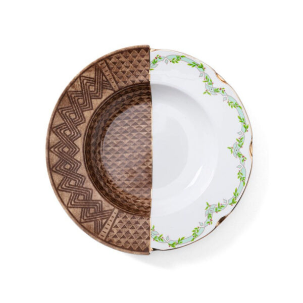 Assiette à Soupe Hybride Malao en porcelaine par CTRLZACK - 1