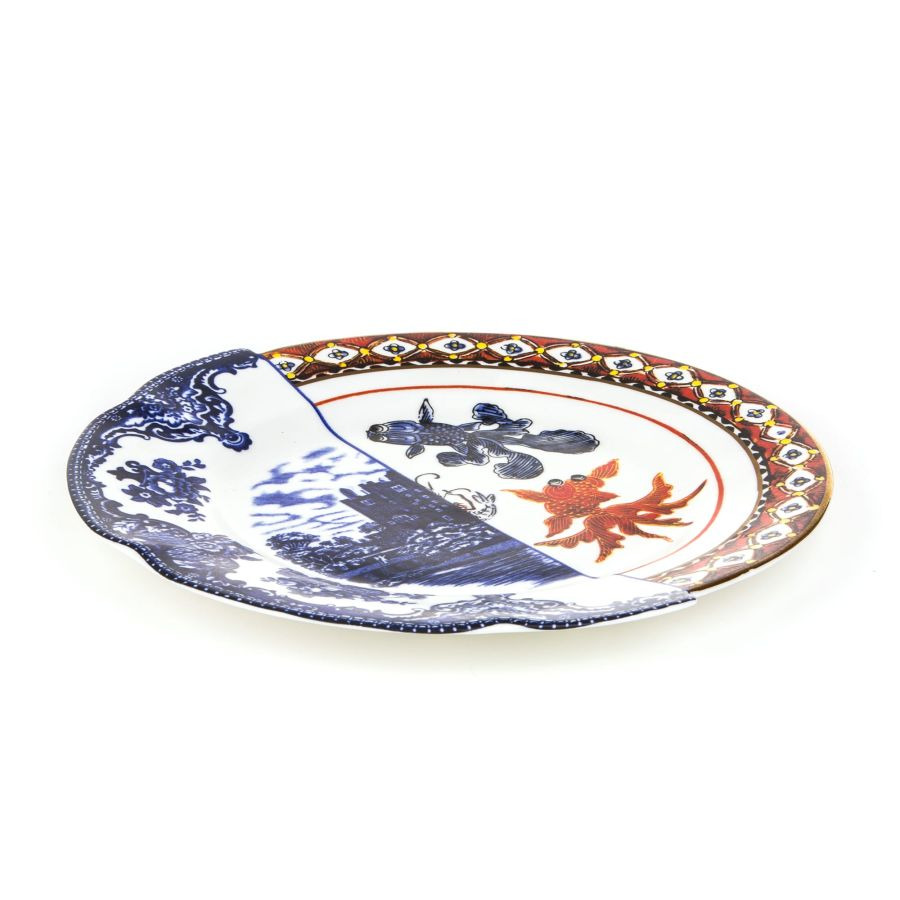Assiette de Dîner Hybride Isaura en porcelaine par CTRLZACK - 2