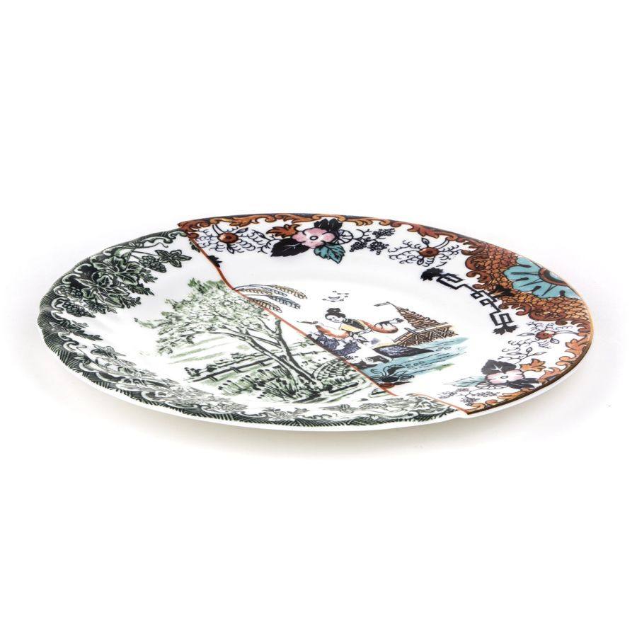 Assiette de Dîner Hybride Ipazia en porcelaine par CTRLZACK - 2