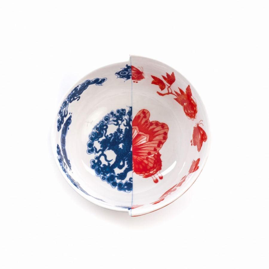 Bol hybride Eutropia en porcelaine par CTRLZACK x Seletti Bol hybride Eutropia en porcelaine par CTRLZACK x Seletti