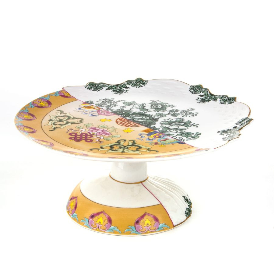 Présentoir à gâteau hybride Leandra en porcelaine par CTRLZACK x Seletti