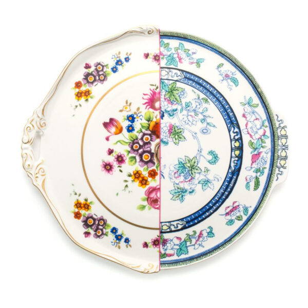 Plateau Rond Hybride Dorotea en porcelaine par CTRLZACK x Seletti 2