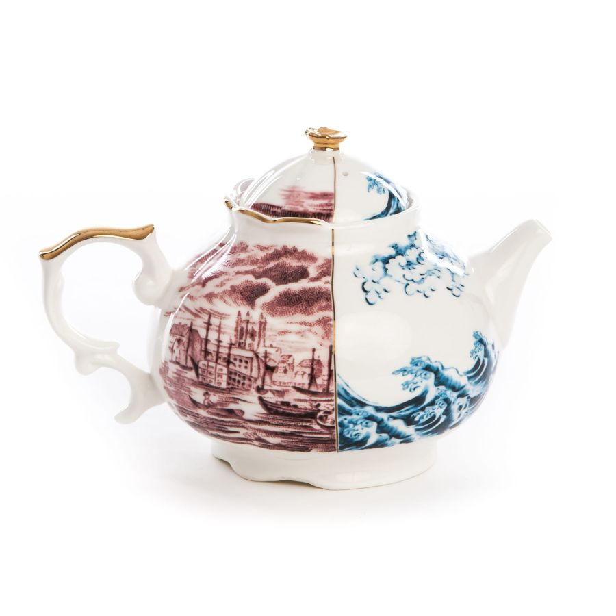 Théière hybride Smeraldina en porcelaine par CTRLZACK x Seletti