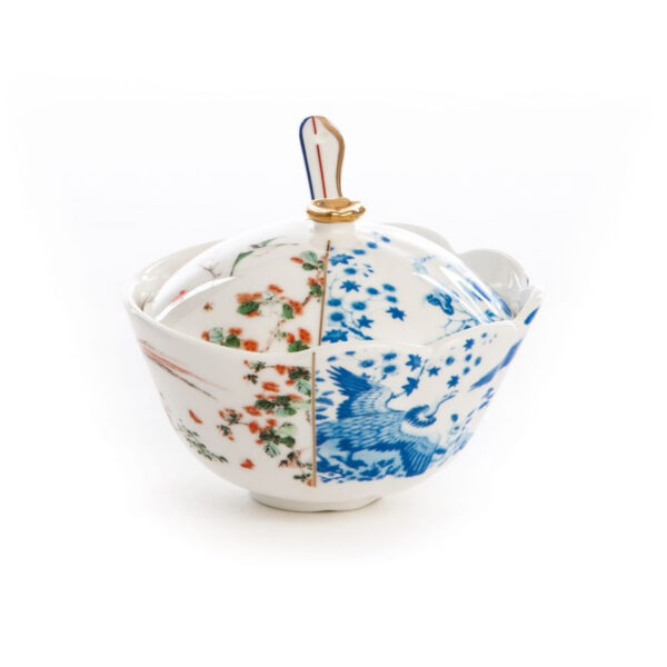 Sucrier hybride Maurilia en porcelaine par CTRLZACK x Seletti