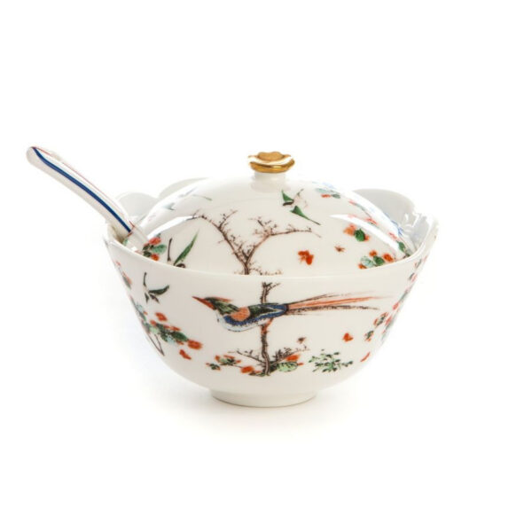 Sucrier hybride Maurilia en porcelaine par CTRLZACK x Seletti 2