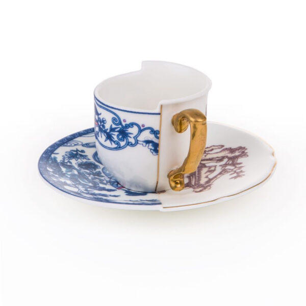 Tasse à café hybride Eufemia en porcelaine par CTRLZACK x Seletti